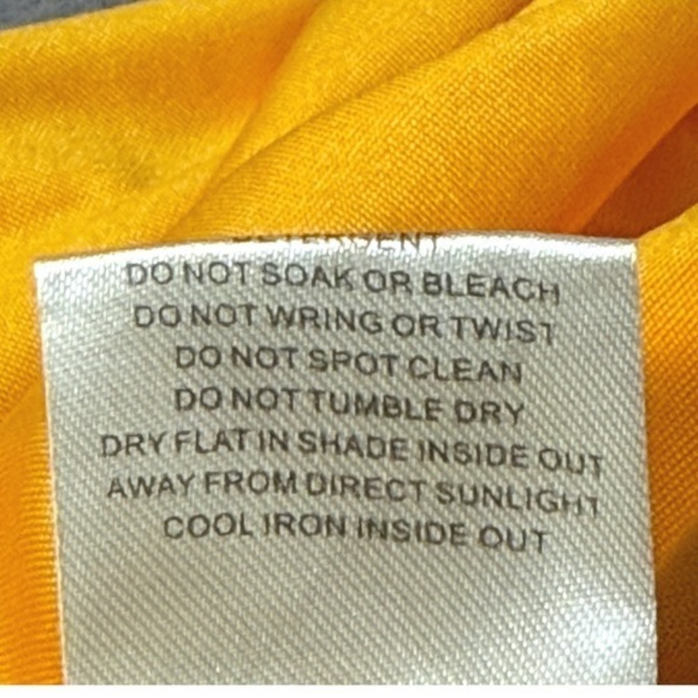 Sabo Myri Skirt NWT Womens Size XL Gold Yellow Stretch Mini Lined Euro Summer - Picture 9 of 11